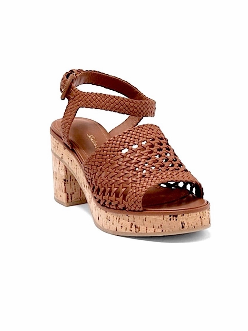 Salvatore Ferragamo Platform Sandals Classic Summer Heels Sz. 7.5 C fits 8 M - Picture 8 of 11